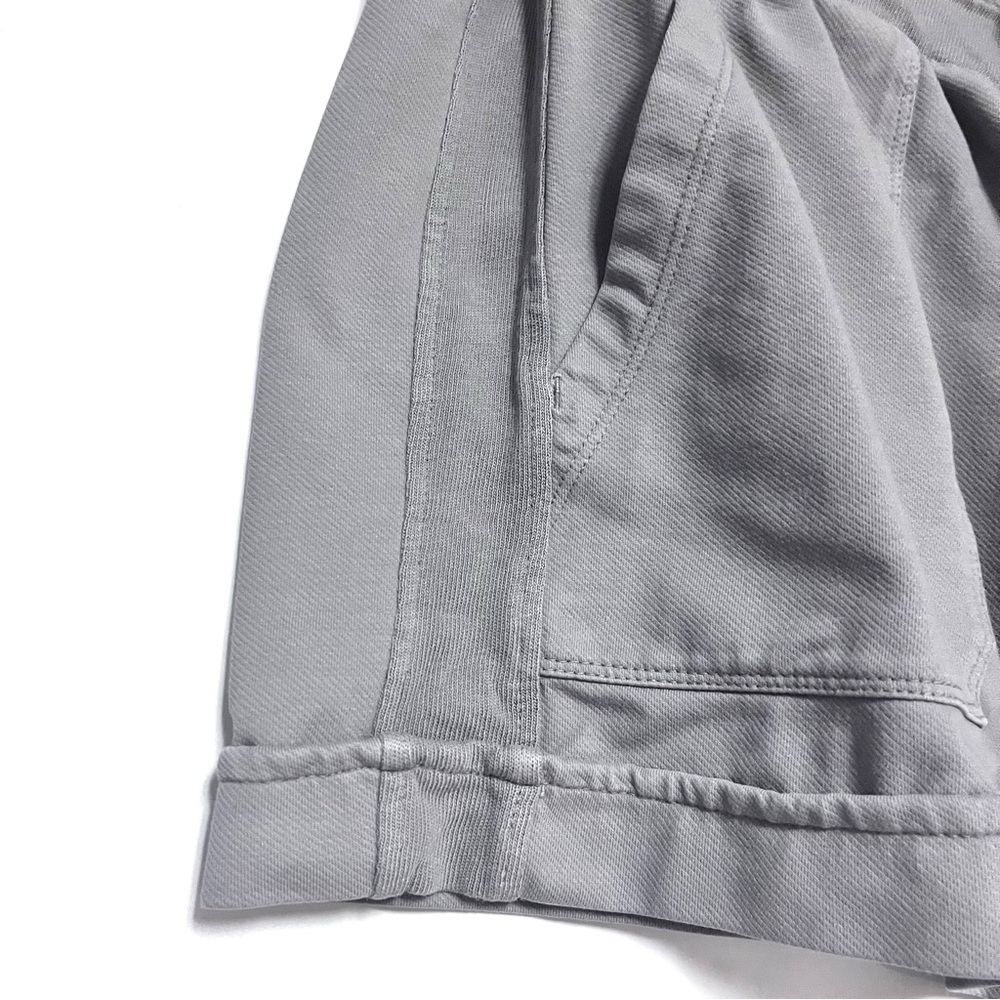 Zella Organic Cotton Shorts Cuffed Hem Drawstring XS Athleisure Granola Girl Gym - Picture 5 of 15